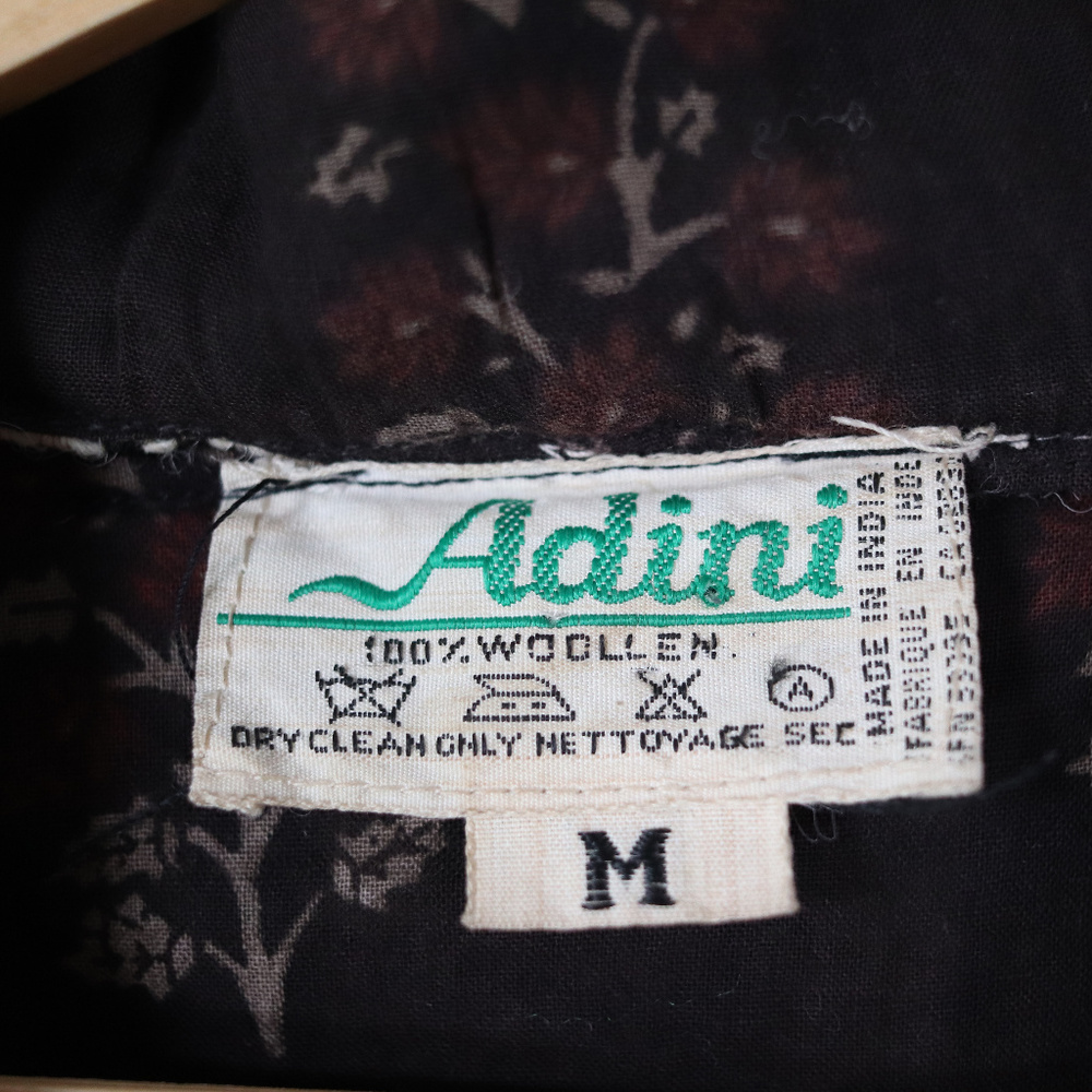 ❌SOLD❌vintage ethnic plaid woven wool jacket S/M - Picture 6 of 8